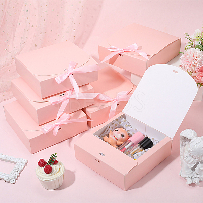 Folding Paper Gift Boxes with Ribbon CON-WH20001-11B-03-1