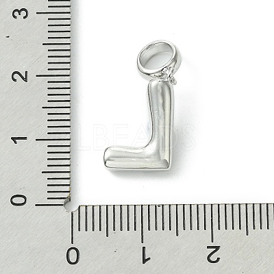 Rack Plating Brass with ABS Plastic Pearl European Dangle Charms KK-G501-02L-P-1