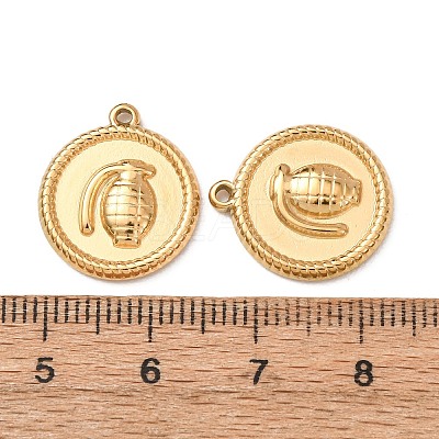 304 Stainless Steel Pendants STAS-K331-01C-G-1