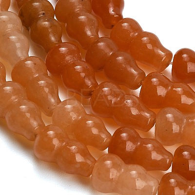 Natural Red Aventurine Beads Strands GG-CBA792A-D01-8x14mm-1
