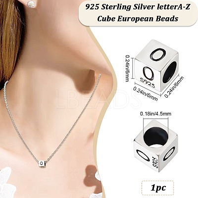 Sterling Silver Beads STER-WH20009-04O-P-1