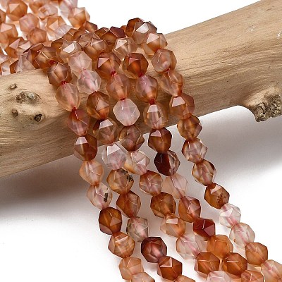 Natural Red Agate Beads Strands G-Z119-A02-01-1