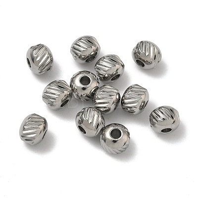 Tarnish Resistant 304 Stainless Steel Beads STAS-G133-10P-1