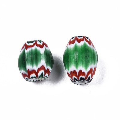 Handmade Millefiori Lampwork Beads LAMP-S197-011-1
