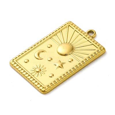 Ion Plating(IP) 304 Stainless Steel Pendants STAS-K293-03G-1