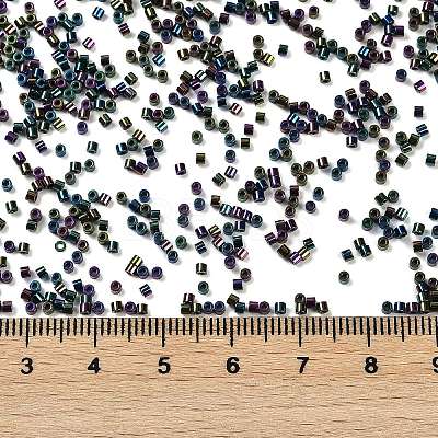 Electroplate Glass Seed Beads SEED-H003-10M-1