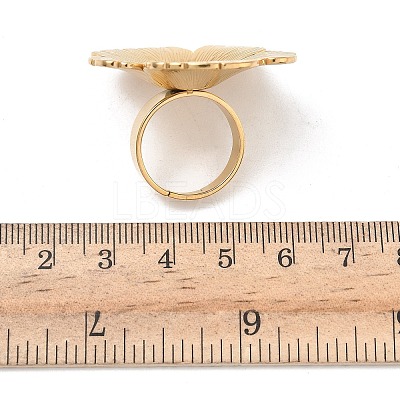 304 Stainless Steel Cuff Rings RJEW-D338-05C-G-1