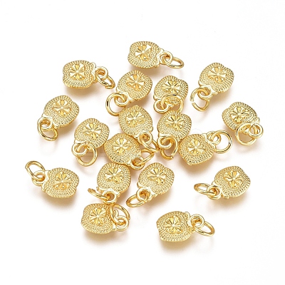 Electroplated Alloy Charms PALLOY-G267-12G-1