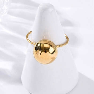 304 Stainless Steel Cuff Rings for Women RJEW-F175-01G-02-1
