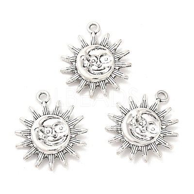 Tibetan Style Alloy Pendants PALLOY-R143-13AS-1