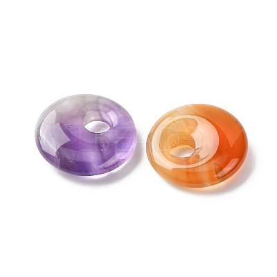 Natural Mixed Gemstone Pendants G-H331-02-1