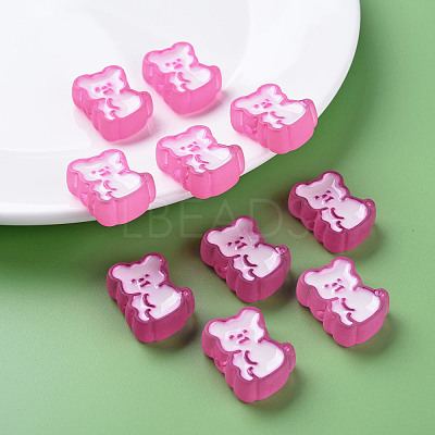 Transparent Acrylic Beads X-MACR-S374-07B-02-1