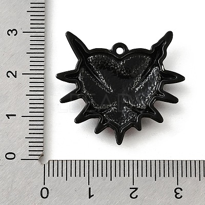 Alloy Enamel Gothic Style Pendants PALLOY-R157-06EB-07A-1