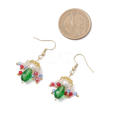 Glass Lantern Dangle Earrings EJEW-MZ00629-03-1