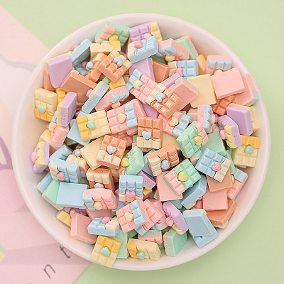 Opaque Resin Cabochons RESI-K027-05-1