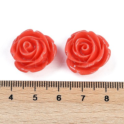 Synthetic Coral Carved Beads CORA-M001-05E-1