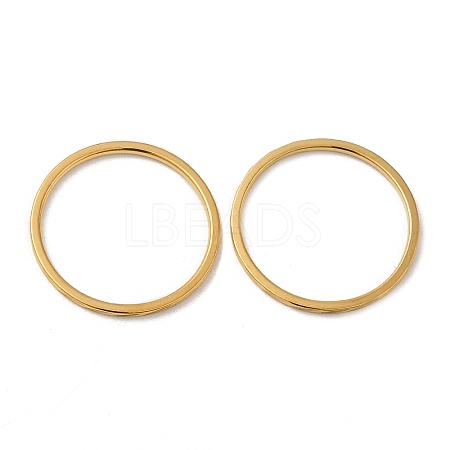 Ion Plating(IP) 304 Stainless Steel Plain Band Rings RJEW-I101-01D-G-1