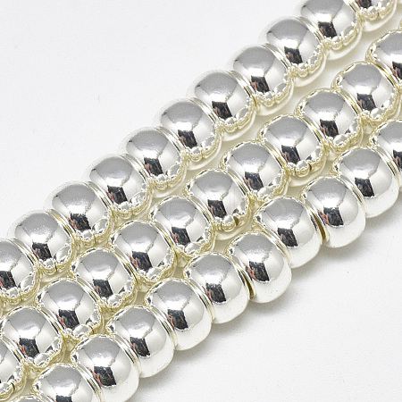 Electroplate Non-magnetic Synthetic Hematite Beads Strands X-G-Q465-38S-1