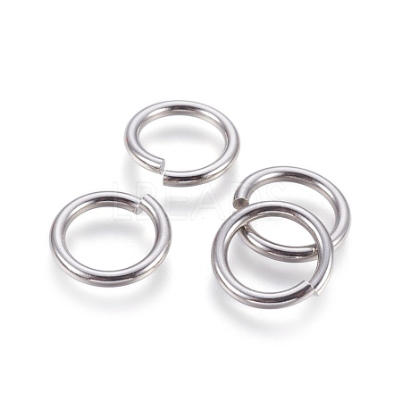 Tarnish Resistant 304 Stainless Steel Open Jump Rings STAS-P212-25P-05-1