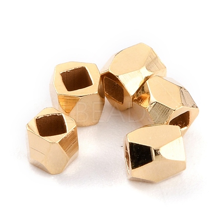 Brass Spacer Beads KK-O133-202B-G-1