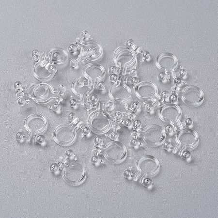 Plastic Clip-on Earring Findings KY-K012-05-1