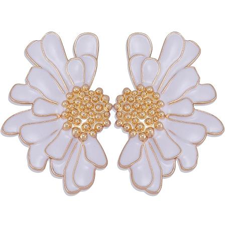 Vintage Flower Stud Earrings for Women JE1095E-1