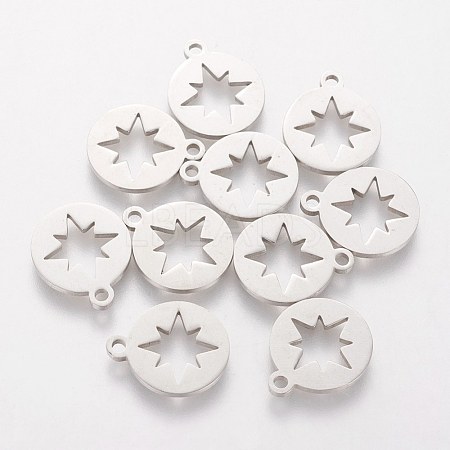 Non-Tarnish 201 Stainless Steel Charms STAS-S105-T059-1