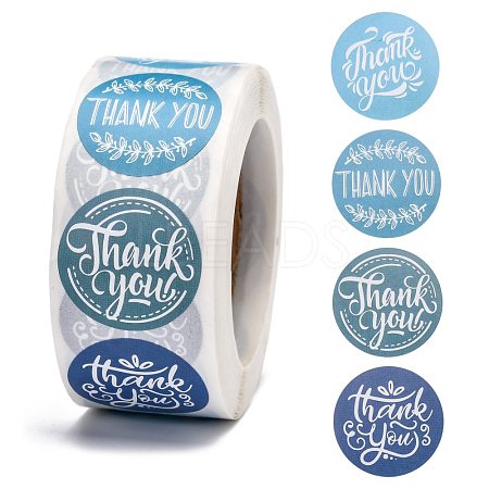 1 Inch Thank You Stickers DIY-G013-A10-1