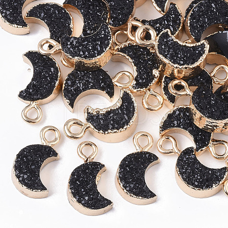 Druzy Resin Pendants X-RESI-S383-007-A01-1