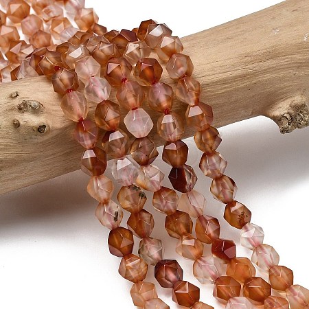 Natural Red Agate Beads Strands G-Z119-A02-01-1