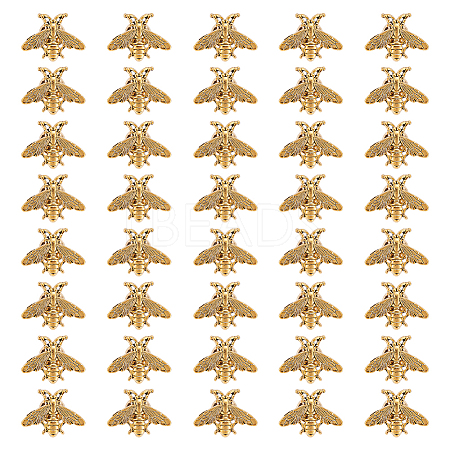40Pcs Alloy Bees Lapel Pin Backs JEWB-GO0001-21AG-1