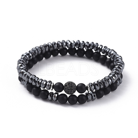 Stretch Bracelet Sets BJEW-JB05030-1