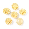 Synthetic Coral 3D Flower Rose Beads CORA-L046-D01-1