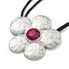 Alloy Rhinestone Pendant Necklaces NJEW-A022-01B-2