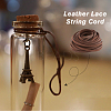 DICOSMETIC 10Pcs Flat PU Leather Cord WL-DC0001-02C-7