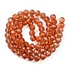 Baking Paint Transparent Glass Beads X1-DGLA-A035-T10mm-A04-3