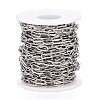 304 Stainless Steel Paperclip Chains CHS-M003-15P-4