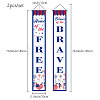 Rectangle Door Wall Hanging Polyester Sign for Festival HJEW-WH0036-02H-2