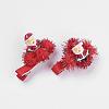 Christmas Party Accessories Supplies Iron with Cloth Alligator Hair Clips PHAR-XCP0001-02-6