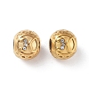 Ion Plating(IP) 304 Stainless Steel Rhinestone European Beads STAS-A092-10K-G-1