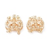Rack Plating Brass Box Clasps KK-A183-66G-1