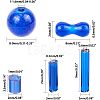 18 Style Blue Glass Beads GLAA-PH0007-08-2