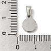 304 Stainless Steel Charms STAS-B053-01P-3