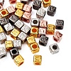 400Pcs 4 Style CCB Plastic Beads CCB-YW0001-06-4