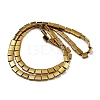 Electroplated Non-magnetic Synthetic Hematite Beads Strands G-G089-B02-04-2