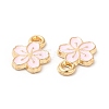 Alloy Enamel Charms ENAM-C005-34G-03-3