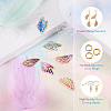 Craftdady DIY Wing Drop Earrings Making Kit DIY-CD0001-38-3