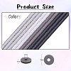 10 Strands 4 Colors Flat Round Eco-Friendly Handmade Polymer Clay Beads CLAY-SZ0001-99-2