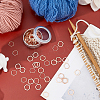 100Pcs Alloy Linking Rings FIND-HS0002-67RG-4