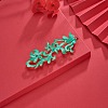 Chinese Style Alloy Enamel Chandelier Components Links X-ENAM-E329-63C-G-8